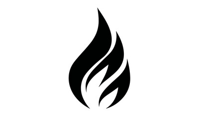 Fire flame logo, burning symbol, vector illustration, firefighter emblem, flame icon, hot fire design, emergency sign, abstract blaze shape, fiery badge, safety logo template.