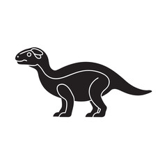 Dinosaur Cognition Reconstructor Silhouette Vector