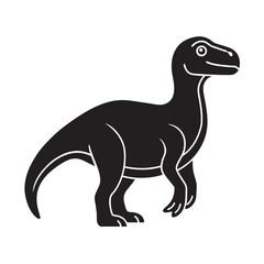 Prehistoric Brain Mapping Dinosaur Vector