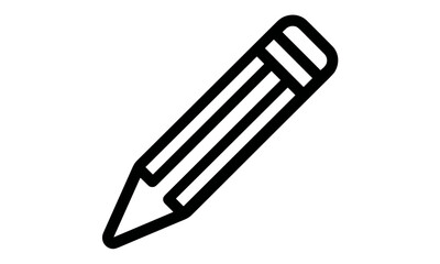 Pencil icons, edit symbol, vector illustration, pencil isolated, pencil icon design, writing utensil, stationery art, drawing tool, school supply, creative concept, PNG.