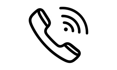 Phone call icon, contact symbol, smartphone vector illustration, isolated transparent background, mobile icon, user interface, call button, communication UI, web application.
