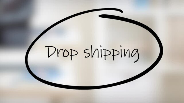 Drop shipping Handwriting using black marker on glass