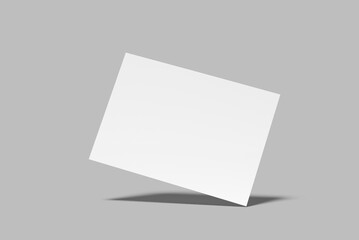 Postcard blank mockup