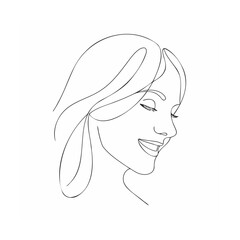 girl with smiley face 