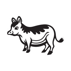 Cow vector art Illustration 