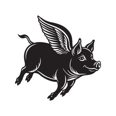 Pig vector art Illustration 