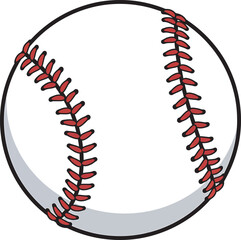 Baseball Collection Clipart element Vector white color background