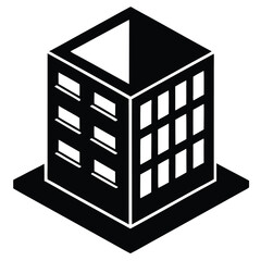 3d render of a modern building