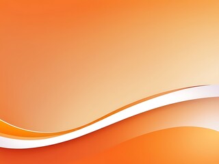 Abstract Orange Gradient Background with Waves and Curves - Stylish Modern Design