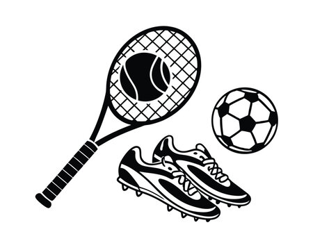 Tennis Shoes clip art preview