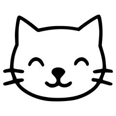Cute cat face