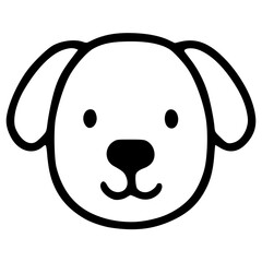 Cute dog face