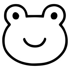 Frog head animal