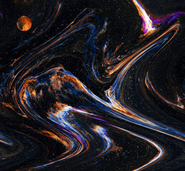 abstract space background/Mars