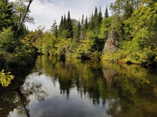 Irondale river Irondale Ontario Canada in summer