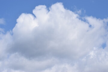 blue sky with white clouds
