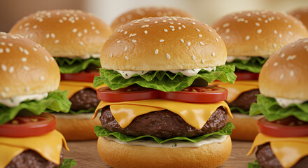 Assorted Gourmet Burgers