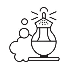 Future Food Simulator Silhouette Vector