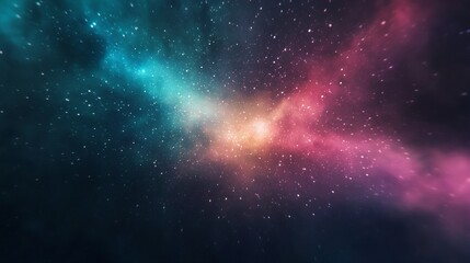 Naklejka premium a colorful space filled with stars and dust