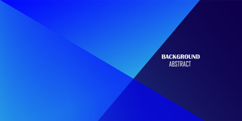 Abstract blue banner geometric shapes background. Vector abstract graphic design banner pattern presentation background web template. Eps 10
