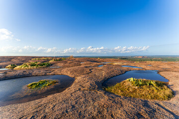 Panoramic View of Enchanted Rock State Natural Area, Texas, USA