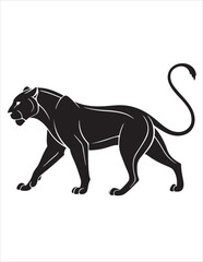 Majestic Lion Silhouette Vector – Roaring King of Jungle Clipart, Tribal Lion Heads & Powerful Animal Poses