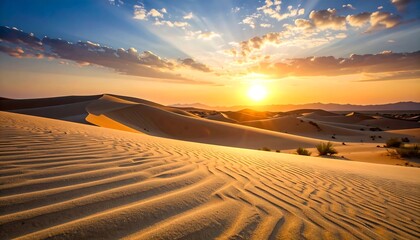 Desert Sunset Landscape. (1)