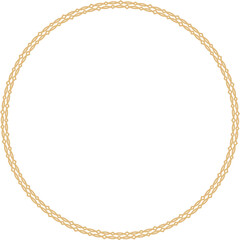 Decorative Gold Circular Border Frame