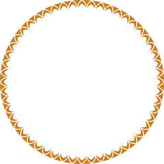 Decorative Gold Circular Border Frame