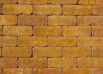 Wall texture background. Brick wall structure. Brick masonry background. Building material concept. Surface of brickwall. Textured brown backdrop.