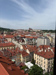 Obraz premium aerial view of prague