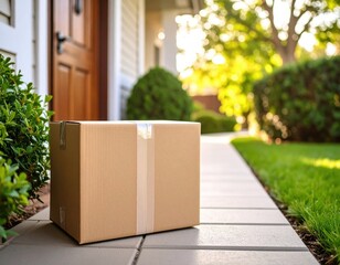 Delivery box on front porch