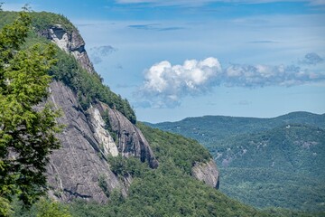 Naklejka premium whiteside mountain, highlands cashiers North Carolina