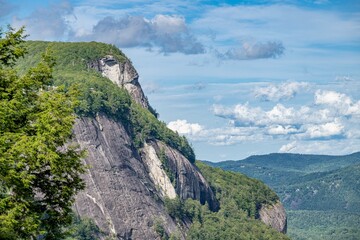 Naklejka premium whiteside mountain, highlands cashiers North Carolina