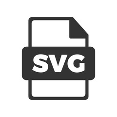 Svg icon format file vector doc graphic