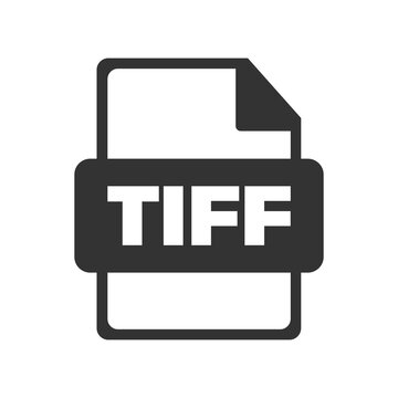 Tiff icon format file vector doc graphic