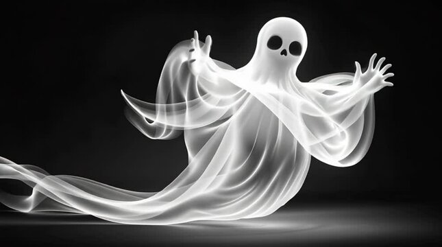 ghost with black background halloween