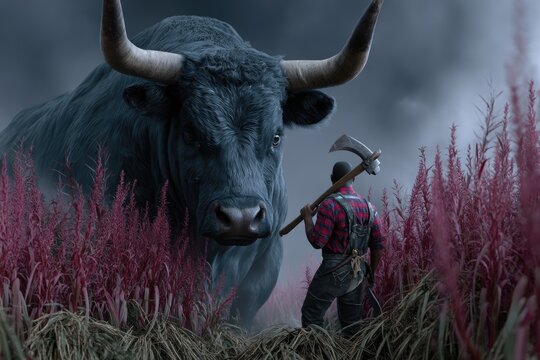 Paul bunyan celebration: mighty figure, axe bearer, blue ox friend, timber myth, legendary saga, backwoods symbol, national memory, epic stature, wilderness strength, heritage pride, folklore icon