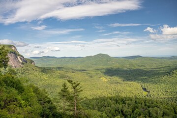 Fototapeta premium whiteside mountain views of plateau