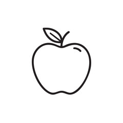 Fototapeta premium Fresh apple illustration for use in design or marketing materials