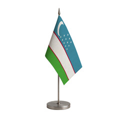 Uzbekistan Table Flag