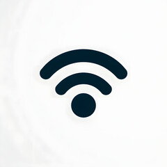 flat vector illustration of a wifi off signal icon for app UI, minimal design, no gradients no shadows, bold outlines, white background