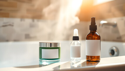 Luxury Skincare Set  Travel-Sized Balm & Spray Bottles