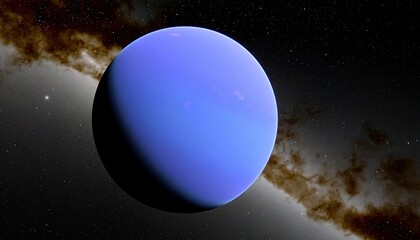 Neptune with space, planet, and cosmos.