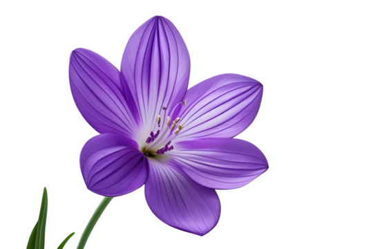 purple  flower isolated on transparent background