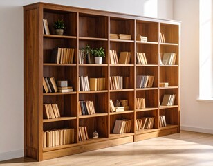 3d render of a bookcase
