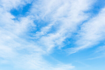 6月の空　青空に薄雲が広がる04