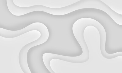 Abstract gray background with curved elements