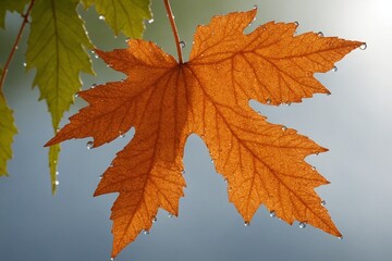 Soft Sunlight Maple Leaf	
