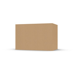 3D Cardboard Box Mockup &ndash; Realistic Packaging Render for Product & Branding Presentation